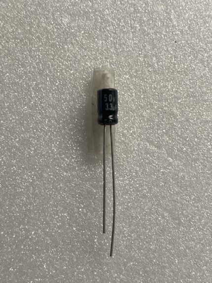 خازن الکترولیت 3.3 میکرو فاراد 50 ولت