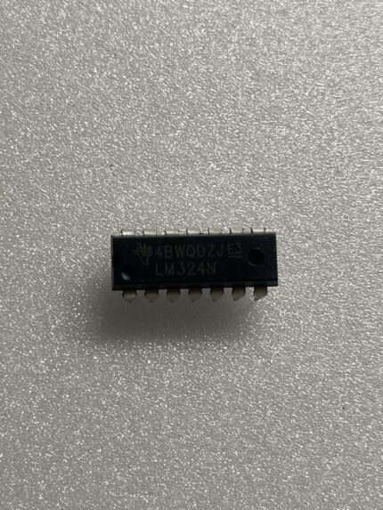 تصویر آی‌سی LM324 – آمپلی‌فایر عملیاتی چهارگانه (Quad Op-Amp)
