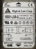 جک ورودی برق فیلتر دار 10SS1-LGR-Q