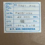 کریستال XT-49 860MHz کوارتز HC-49 فرکانس بالا